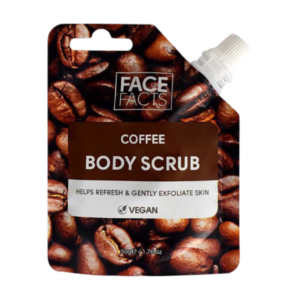 Face facts body scrub coffee